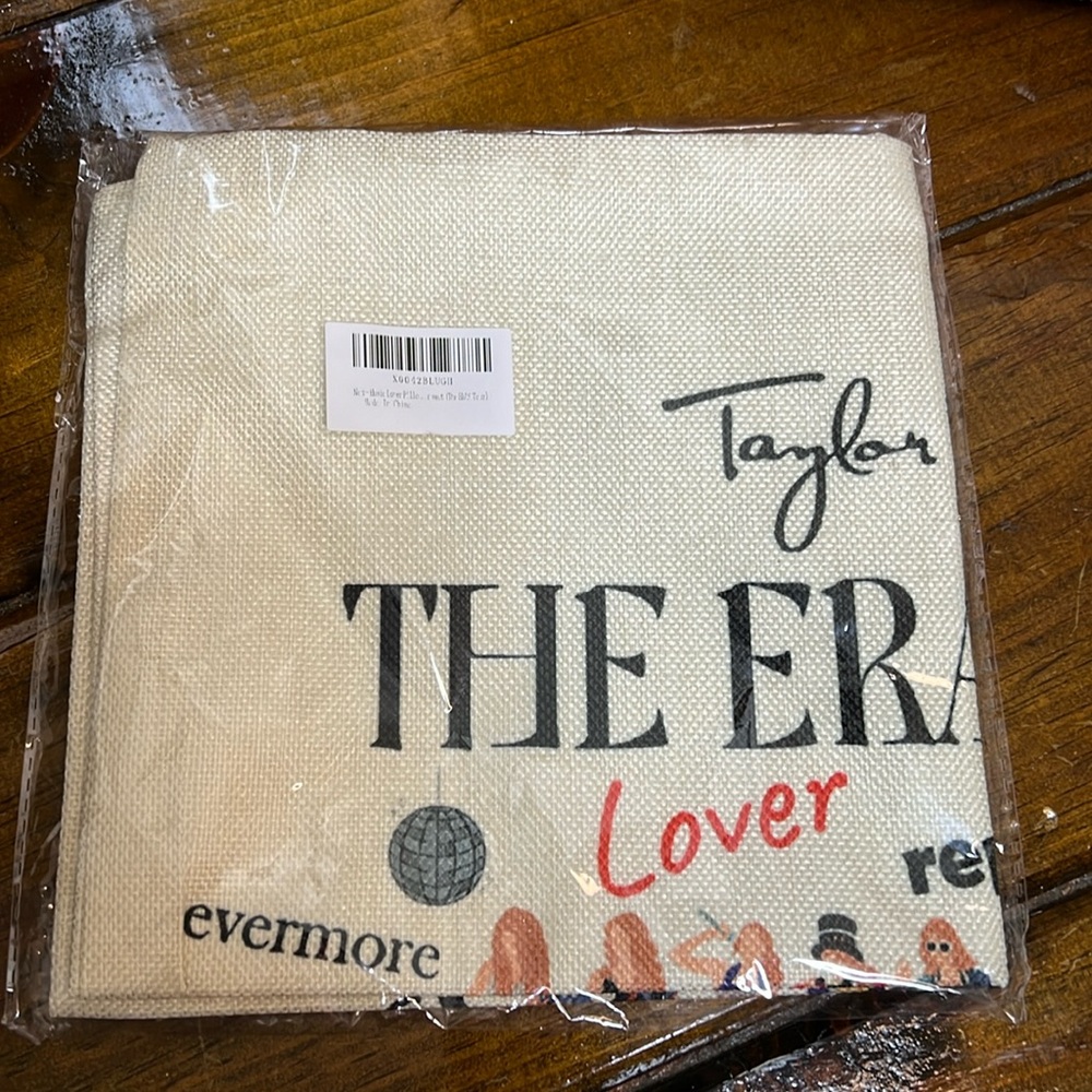 NWT Taylor Swift The‎ Eras Tour Pillow Cover- OS